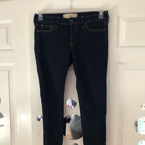 Hollister dark denim blue jeans